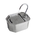 Hexagonal Stainless Steel Pet Drinking Fountain - Image 2