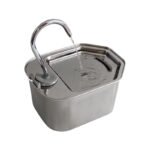 Hexagonal Stainless Steel Pet Drinking Fountain - Image 4