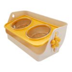 Dual-Bowl Pet Feeder
