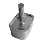Retangular Stainless Steel Pet Water Fountain - Image 3
